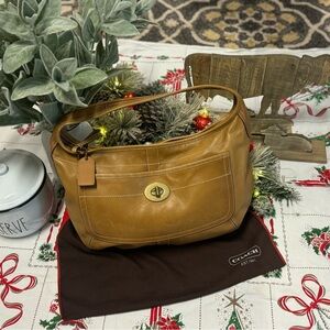 Coach Brown Leather Shoulder Bag